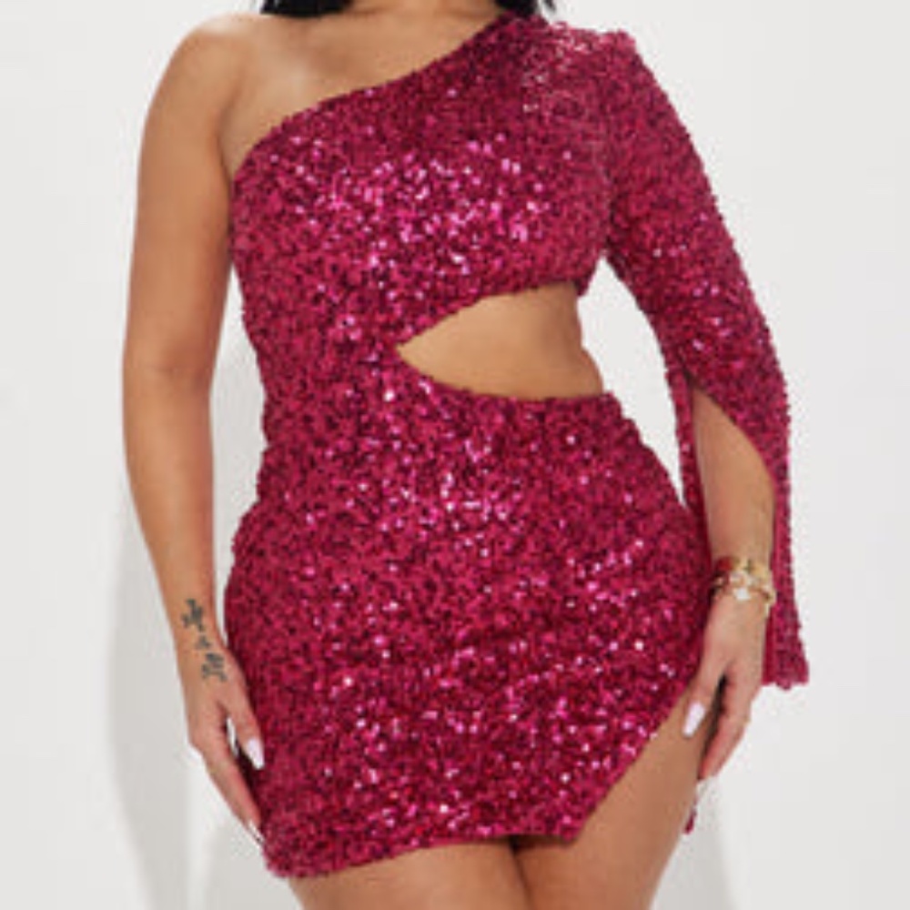 Amelia Sequin Mini Dress Fashionnova